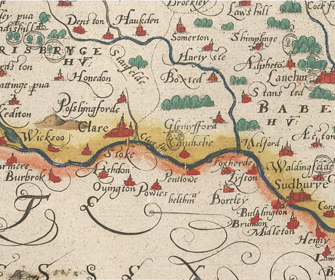 Saxtons Map With Park
